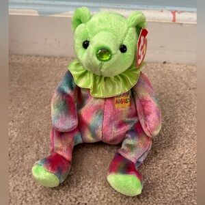 Beanie Babies August Peridot Birthday Birthstone Bear